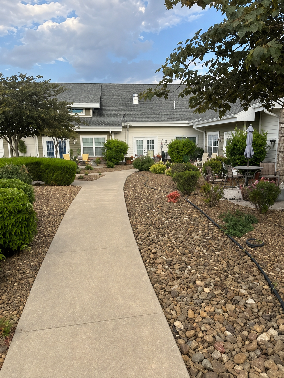 watering drip system for landscaping
